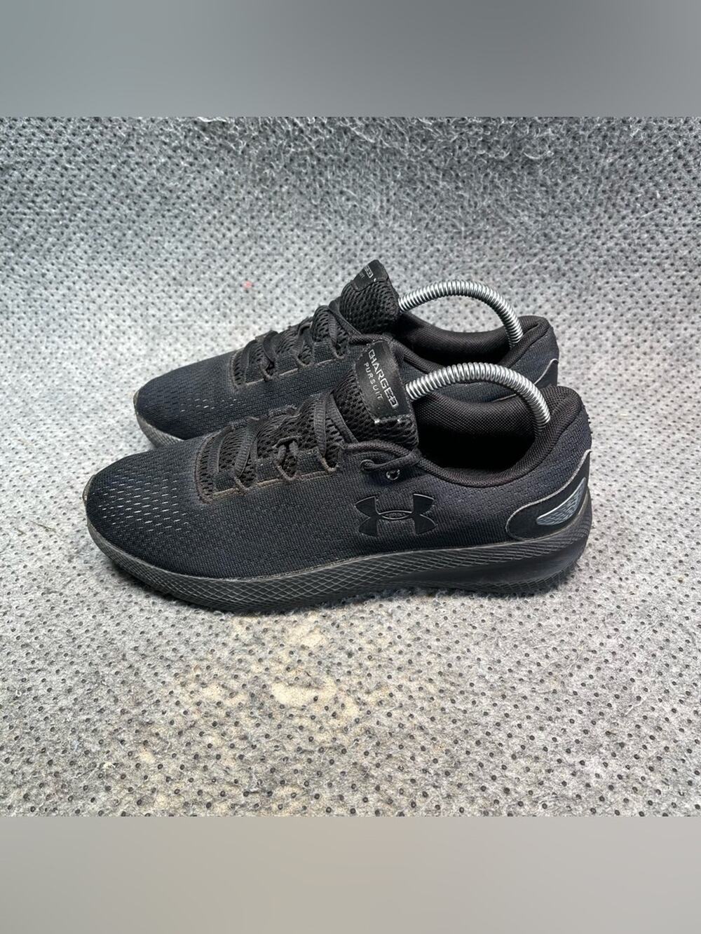 Under Armour Charged Pursuit Black Running Shoes Size 9 Women’s